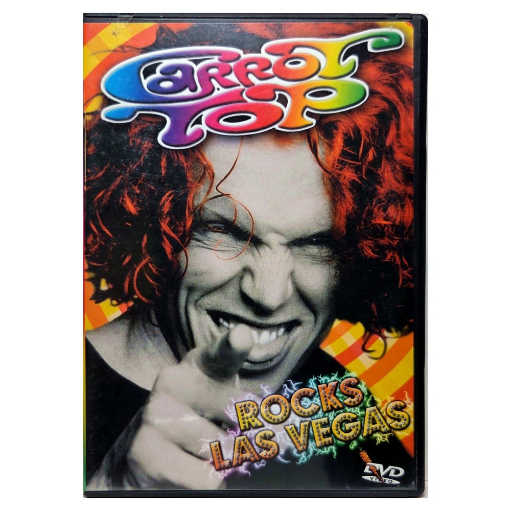 Carrot Top Rocks Las Vegas DVD Comedy Special 2003 82 483 Delta 18111248396 EUC
